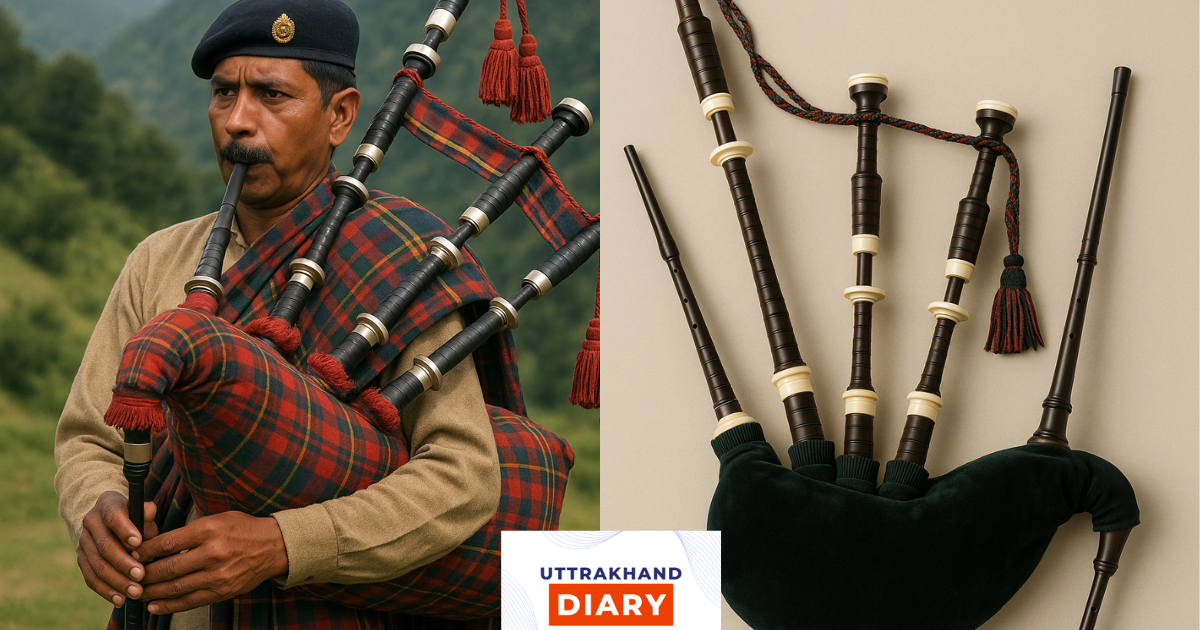 Uttarakhand and the Bagpiper (Mashkbeen)